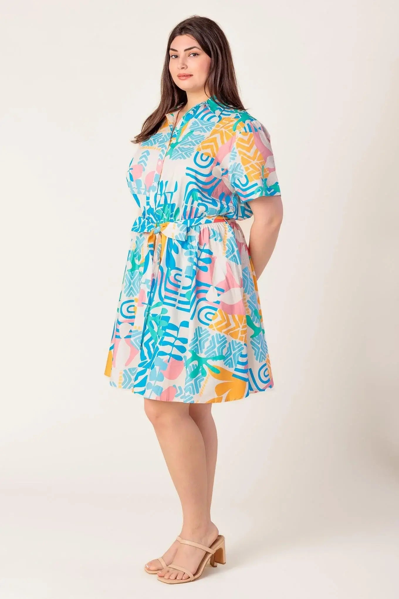 GARDEN SOCIAL WOVEN MINI DRESS - Flying Tomato - Flyclothing LLC