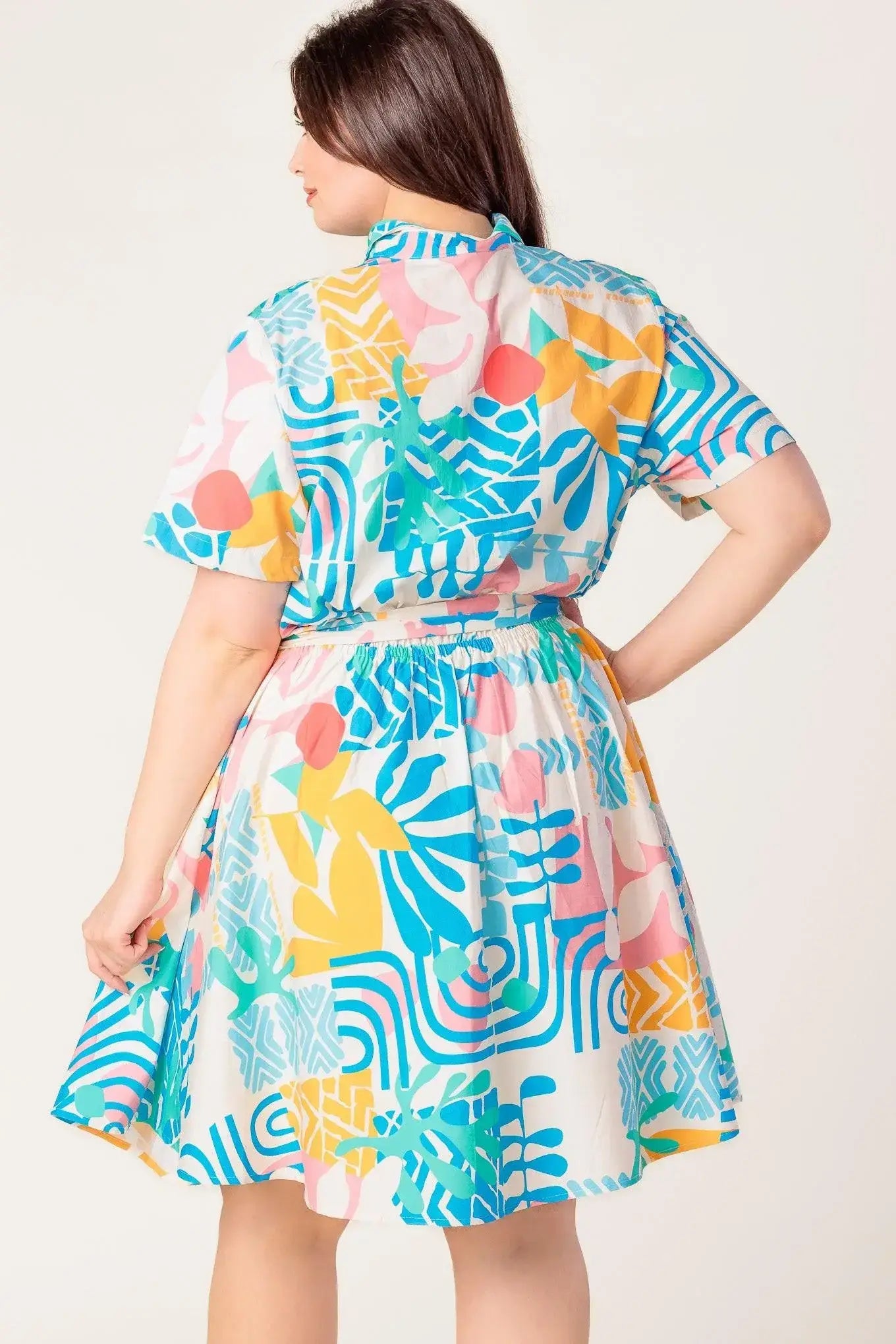 GARDEN SOCIAL WOVEN MINI DRESS - Flying Tomato - Flyclothing LLC