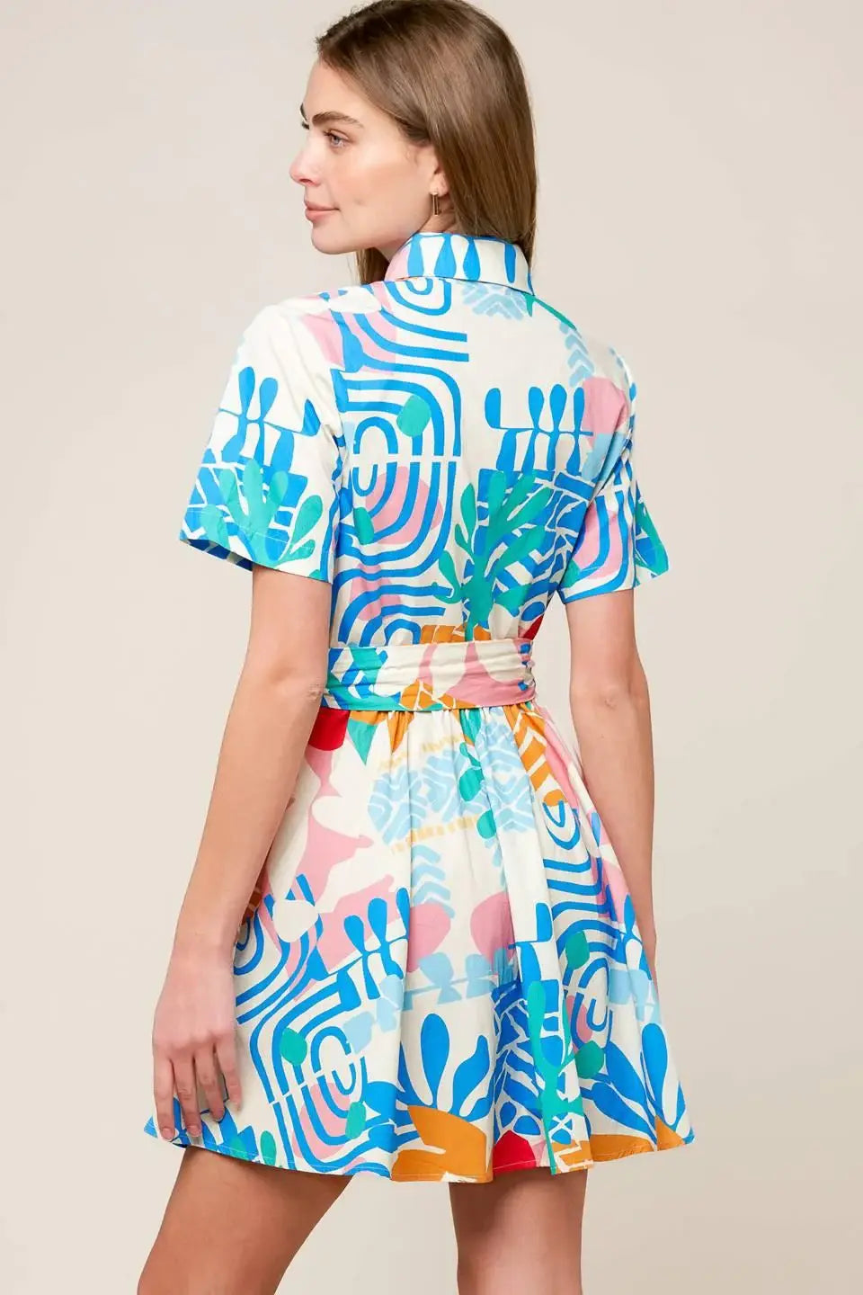 GARDEN SOCIAL WOVEN MINI DRESS - Flying Tomato - Flyclothing LLC