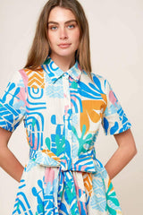 GARDEN SOCIAL WOVEN MINI DRESS - Flying Tomato - Flyclothing LLC