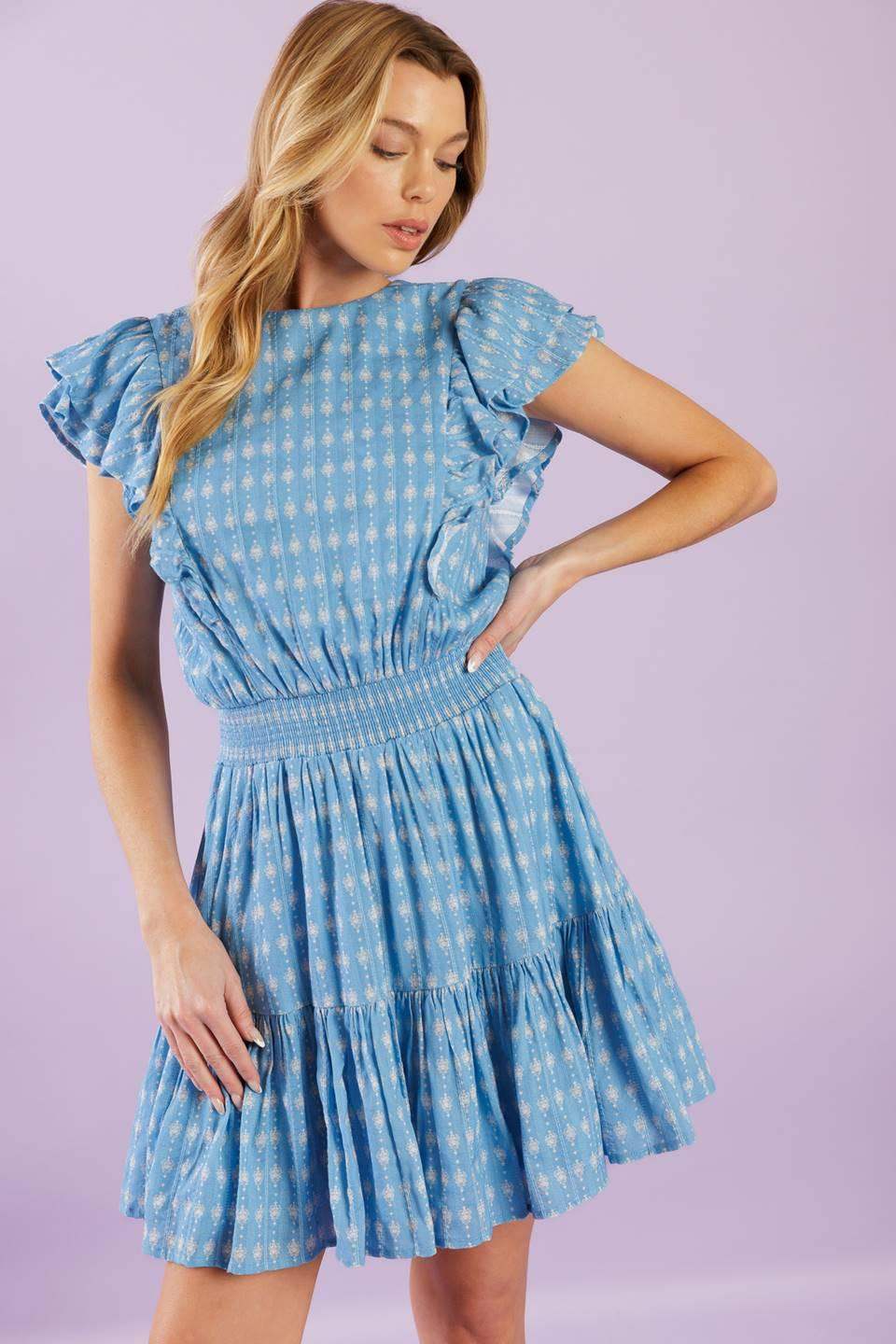 COME AS YOU ARE WOVEN MINI DRESS - Flying Tomato - Flyclothing LLC
