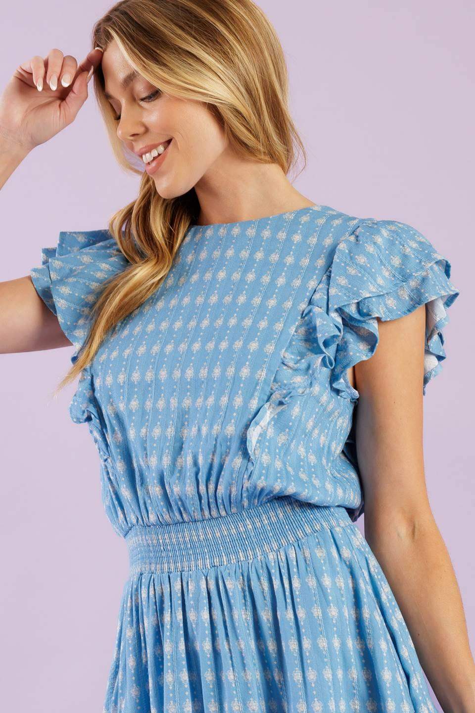 COME AS YOU ARE WOVEN MINI DRESS - Flying Tomato - Flyclothing LLC