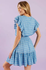 COME AS YOU ARE WOVEN MINI DRESS - Flying Tomato - Flyclothing LLC
