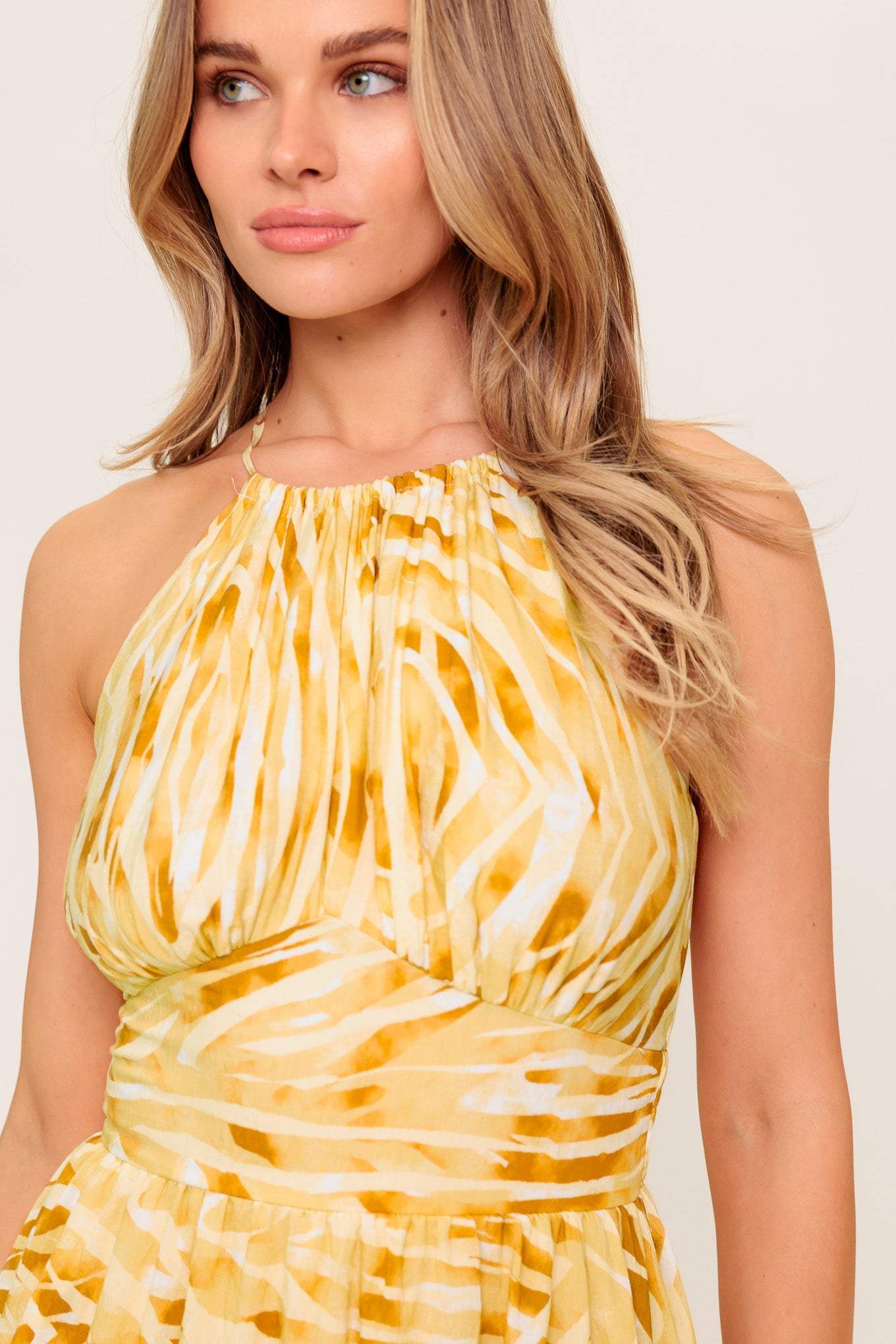 LIVING IN WONDERLAND WOVEN MAXI DRESS - Flying Tomato - Flyclothing LLC