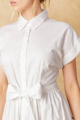 FEEL THE VIBE WOVEN MINI DRESS - Flying Tomato - Flyclothing LLC