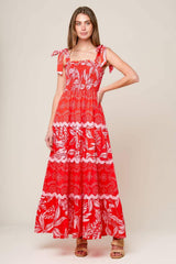 BRIGHTER DAYS WOVEN MAXI DRESS - Flying Tomato - Flyclothing LLC