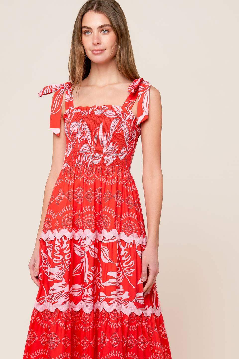 BRIGHTER DAYS WOVEN MAXI DRESS - Flying Tomato - Flyclothing LLC