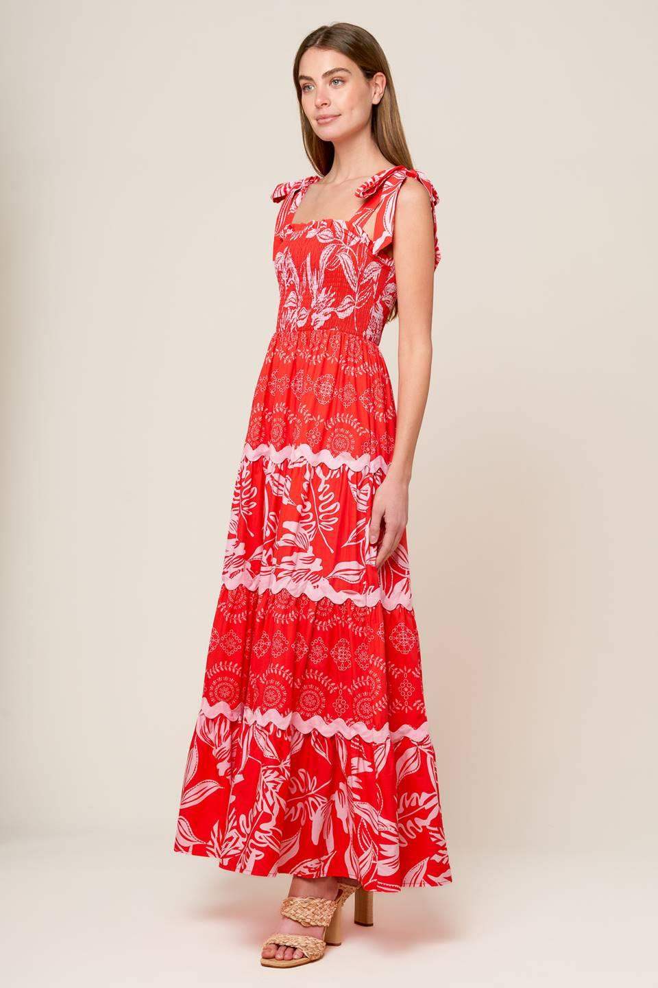 BRIGHTER DAYS WOVEN MAXI DRESS - Flying Tomato - Flyclothing LLC
