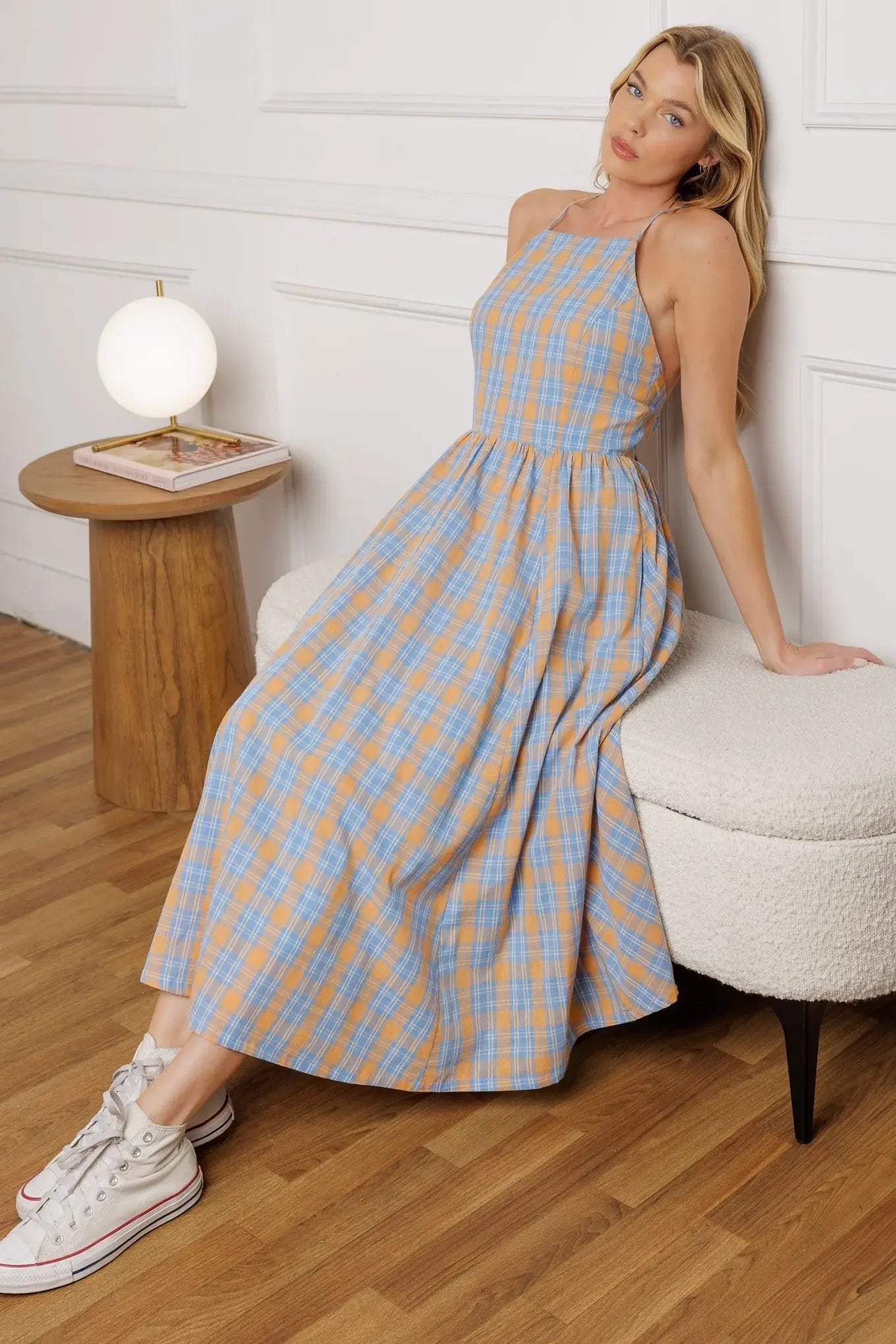 SWEET AS BERRIES WOVEN MIDI DRESS - Flying Tomato - Flyclothing LLC