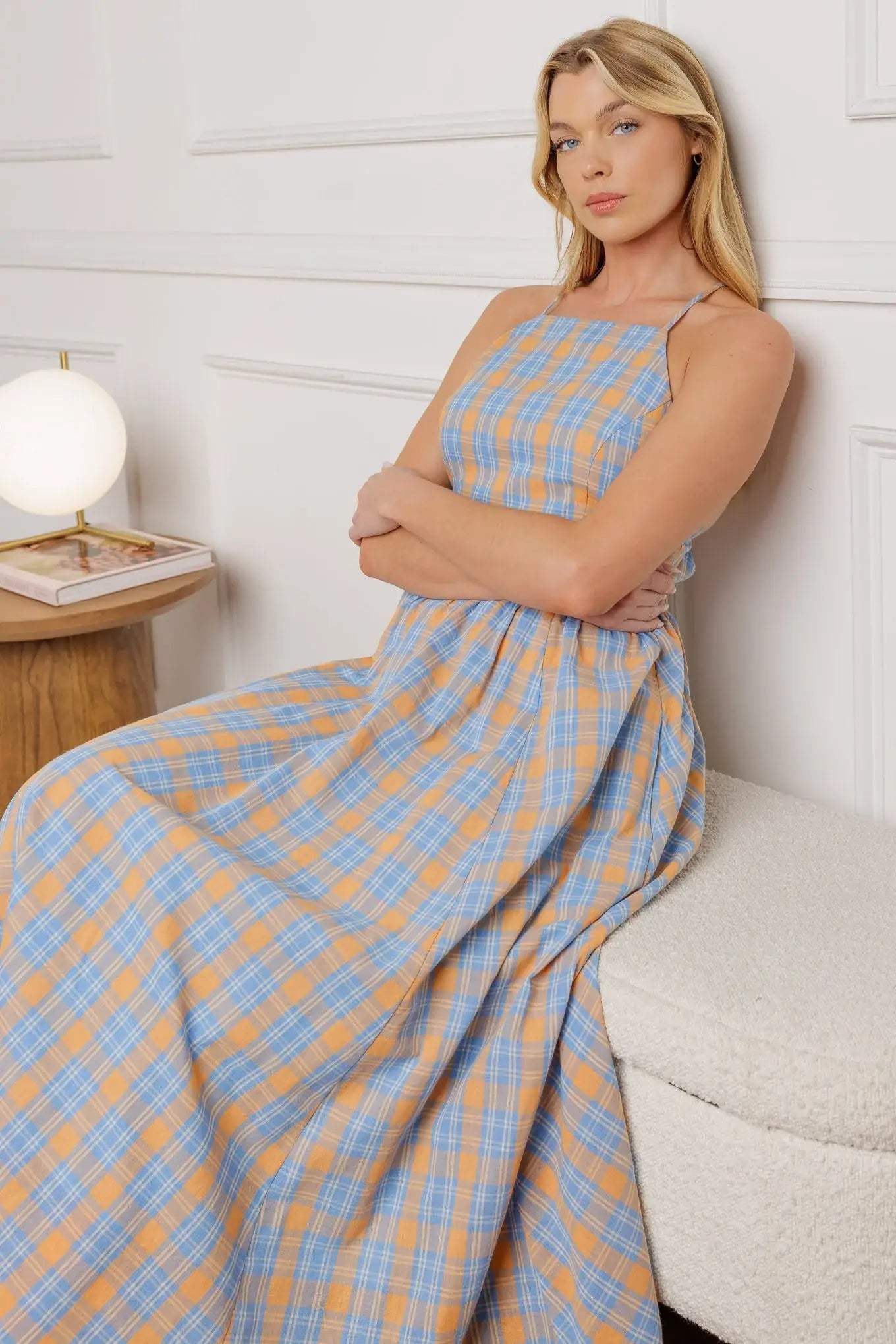 SWEET AS BERRIES WOVEN MIDI DRESS - Flying Tomato - Flyclothing LLC