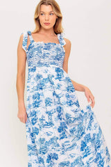 WHEN IN ROME WOVEN MIDI DRESS - Flying Tomato - Flyclothing LLC