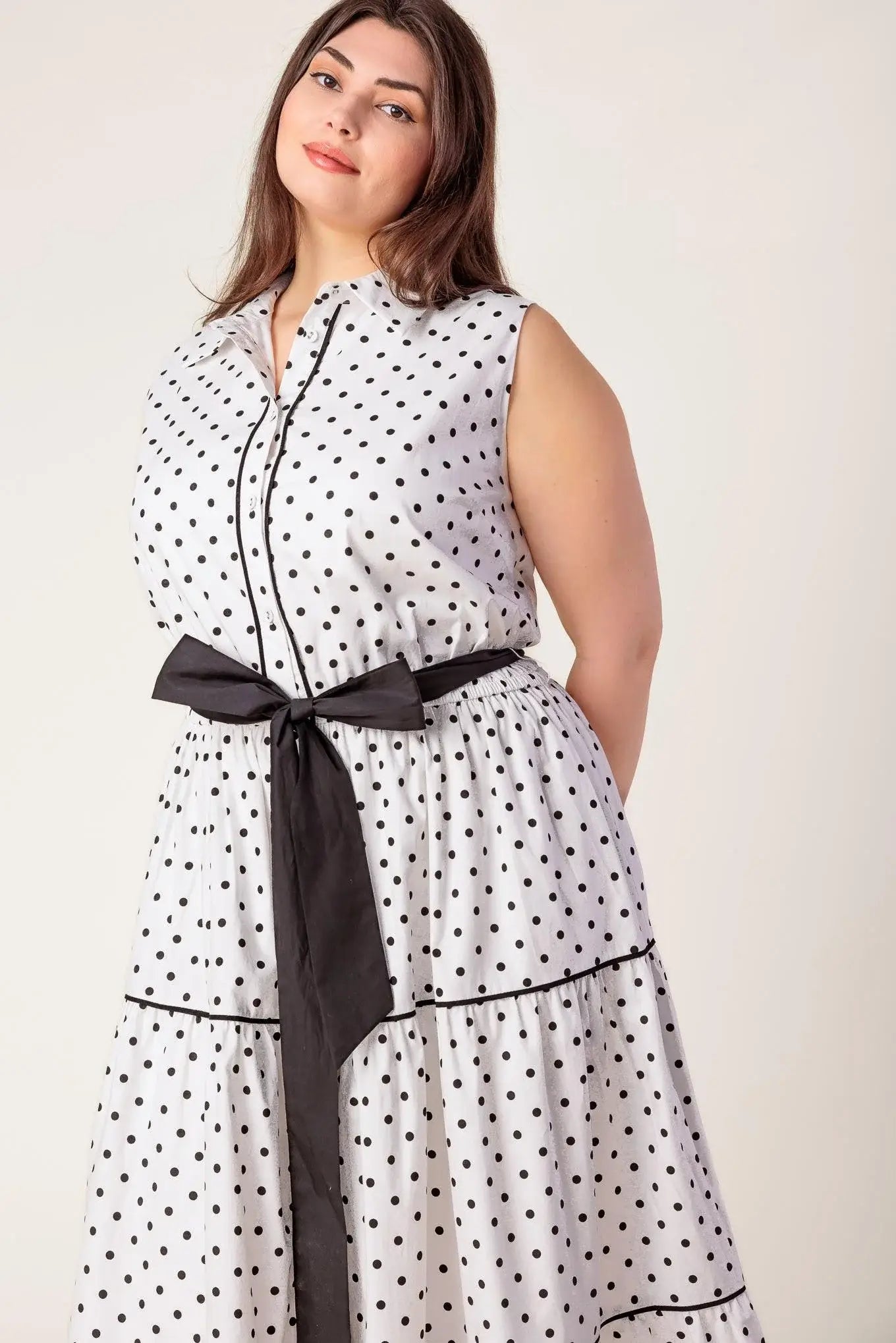 OUT OF REACH WOVEN MIDI DRESS - Flying Tomato - Flyclothing LLC