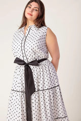 OUT OF REACH WOVEN MIDI DRESS - Flying Tomato - Flyclothing LLC