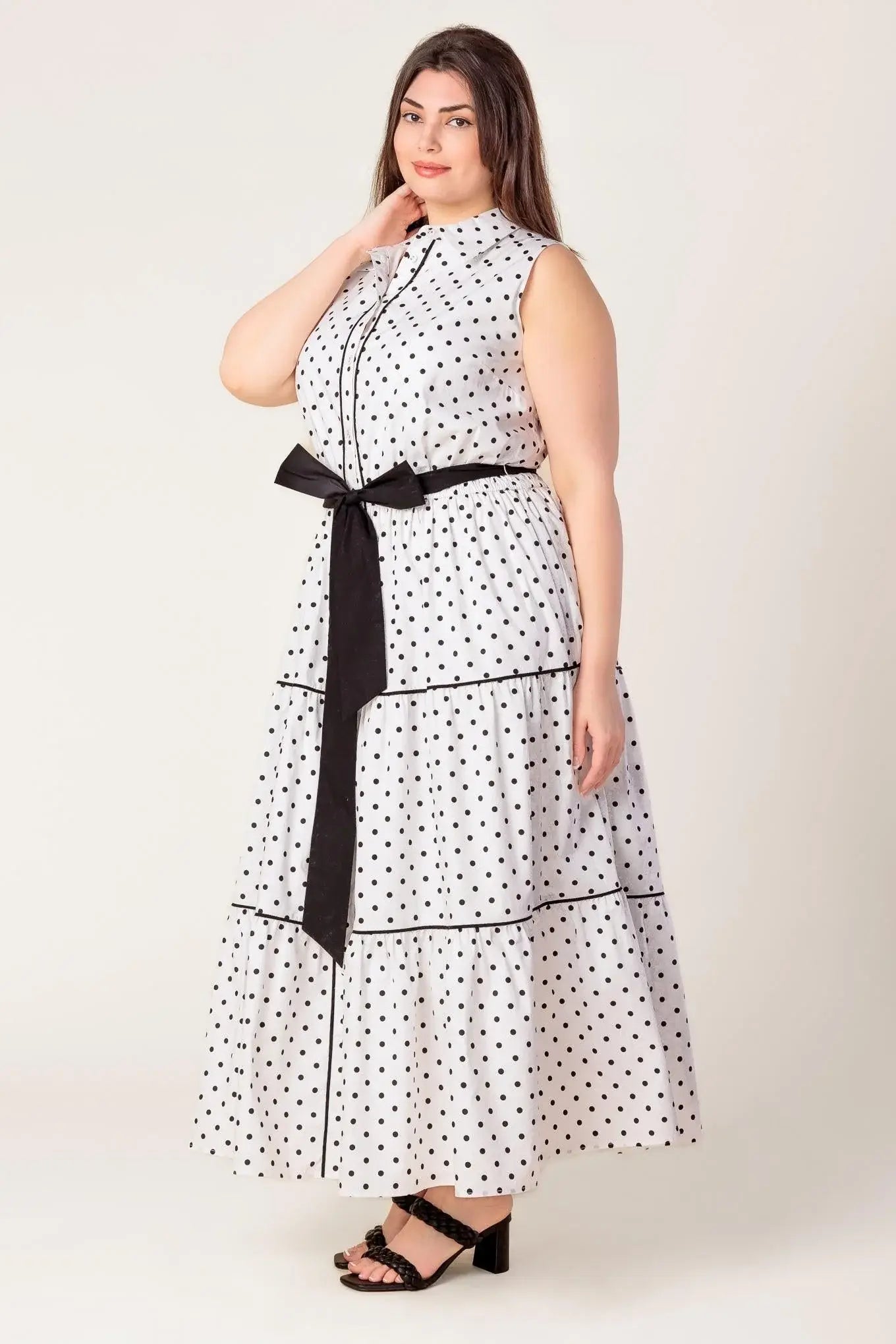 OUT OF REACH WOVEN MIDI DRESS - Flying Tomato - Flyclothing LLC