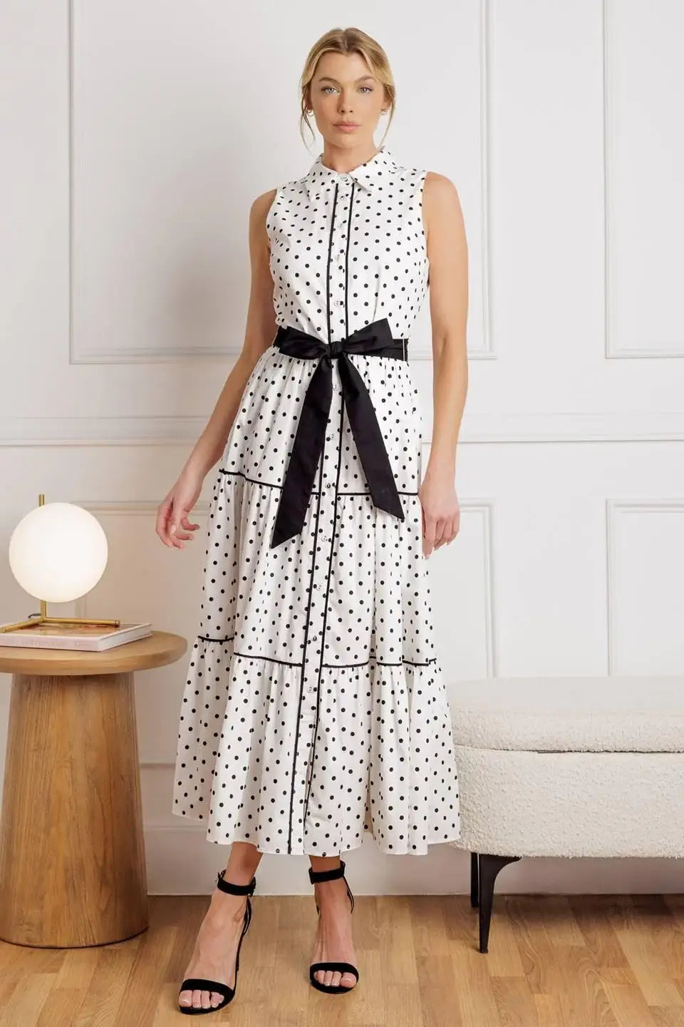 OUT OF REACH WOVEN MIDI DRESS - Flying Tomato - Flyclothing LLC