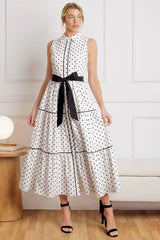 OUT OF REACH WOVEN MIDI DRESS - Flying Tomato - Flyclothing LLC