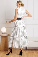 OUT OF REACH WOVEN MIDI DRESS - Flying Tomato - Flyclothing LLC