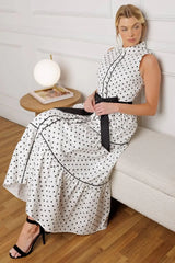 OUT OF REACH WOVEN MIDI DRESS - Flying Tomato - Flyclothing LLC
