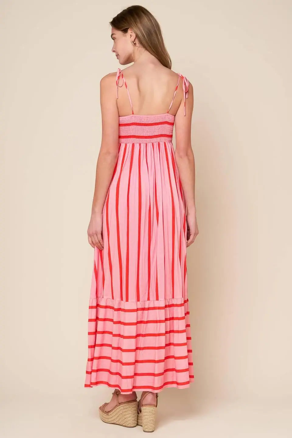 SPEAK NOW WOVEN MIDI DRESS - Flying Tomato - Flyclothing LLC