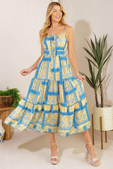 MAKING A WISH WOVEN MIDI DRESS - Flying Tomato - Flyclothing LLC