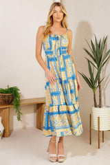 MAKING A WISH WOVEN MIDI DRESS - Flying Tomato - Flyclothing LLC