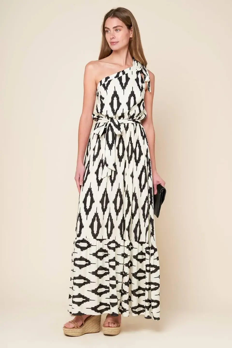 PERFECT SENSATION WOVEN MAXI DRESS - Flying Tomato - Flyclothing LLC