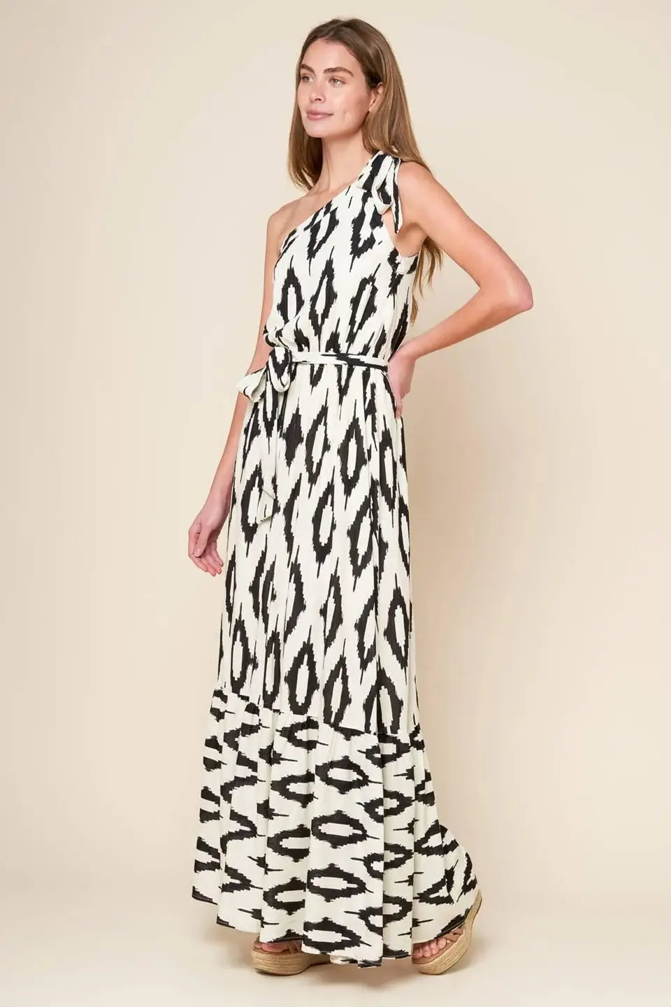 PERFECT SENSATION WOVEN MAXI DRESS - Flying Tomato - Flyclothing LLC