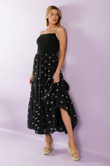 FADE INTO YOU WOVEN MIDI DRESS - Flying Tomato - Flyclothing LLC