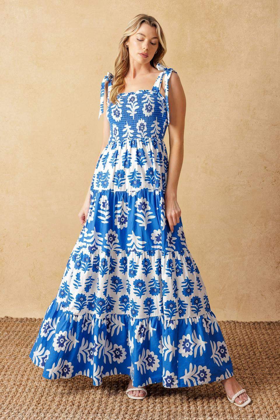 GLAMOUR IN MOTION WOVEN MAXI DRESS - Flying Tomato - Flyclothing LLC