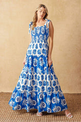 GLAMOUR IN MOTION WOVEN MAXI DRESS - Flying Tomato - Flyclothing LLC