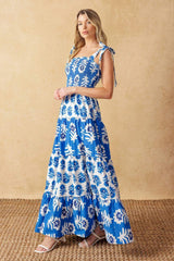 GLAMOUR IN MOTION WOVEN MAXI DRESS - Flying Tomato - Flyclothing LLC