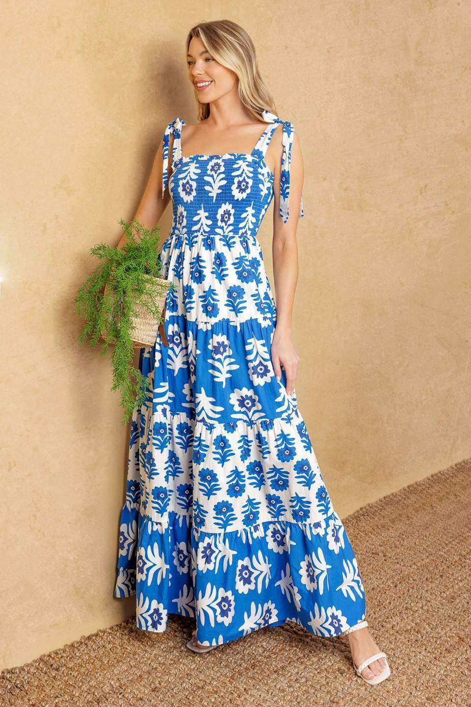 GLAMOUR IN MOTION WOVEN MAXI DRESS - Flying Tomato - Flyclothing LLC