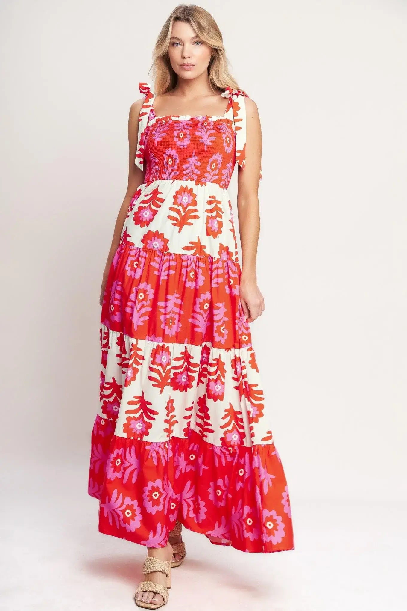 GLAMOUR IN MOTION WOVEN MAXI DRESS - Flying Tomato - Flyclothing LLC