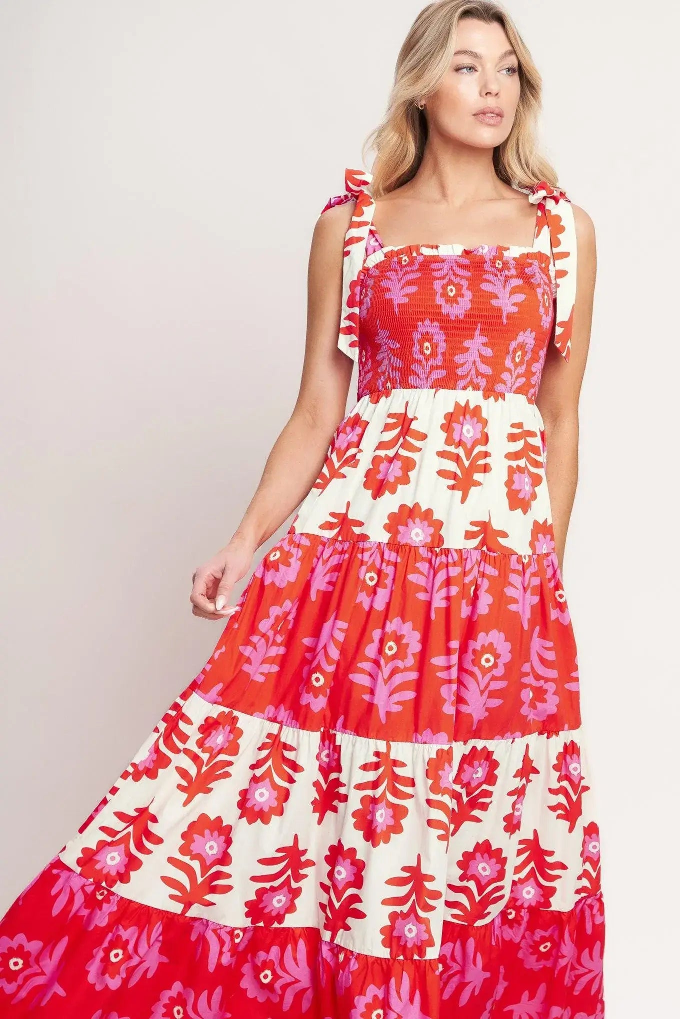 GLAMOUR IN MOTION WOVEN MAXI DRESS - Flying Tomato - Flyclothing LLC