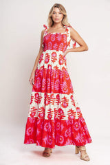 GLAMOUR IN MOTION WOVEN MAXI DRESS - Flying Tomato - Flyclothing LLC
