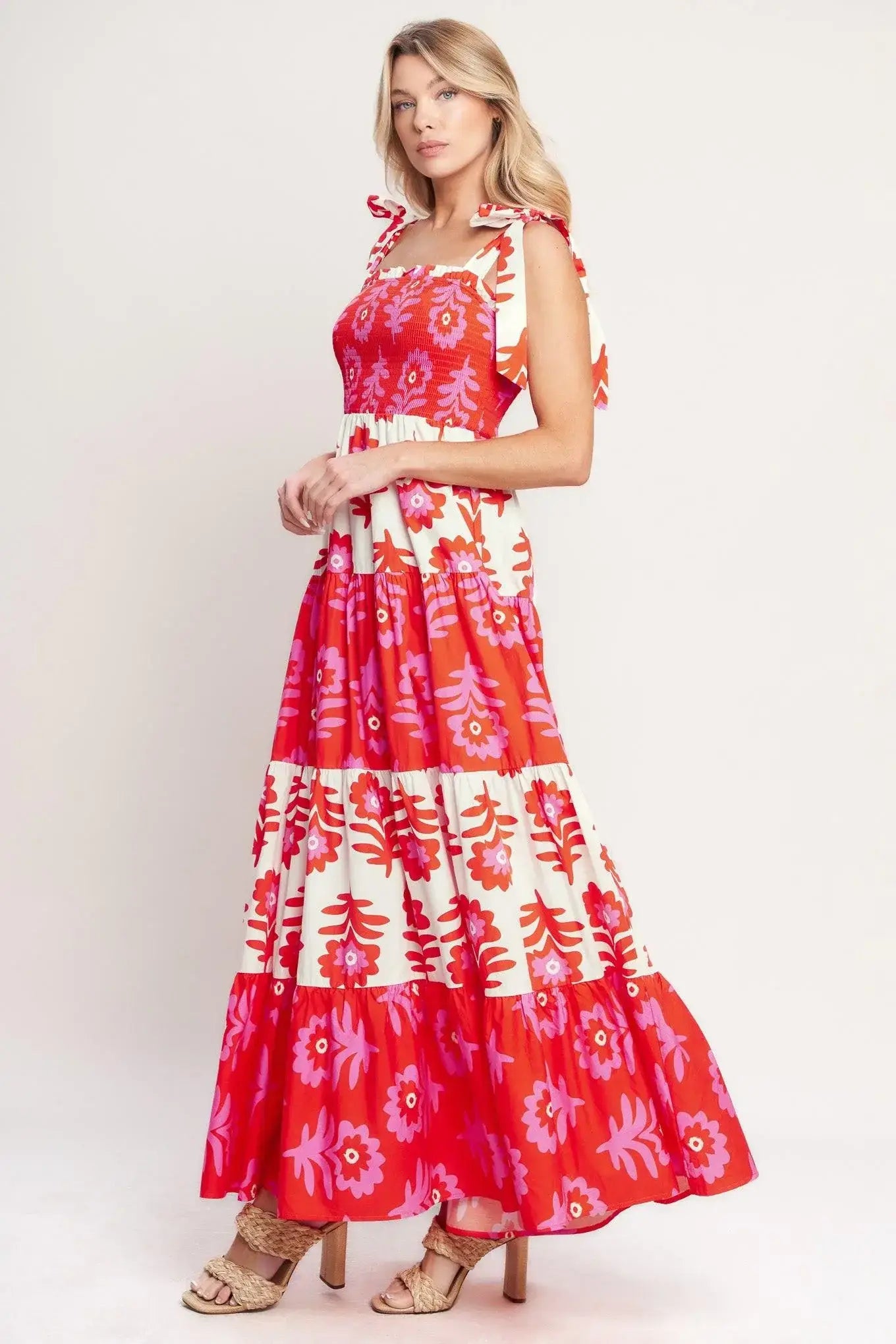 GLAMOUR IN MOTION WOVEN MAXI DRESS - Flying Tomato - Flyclothing LLC