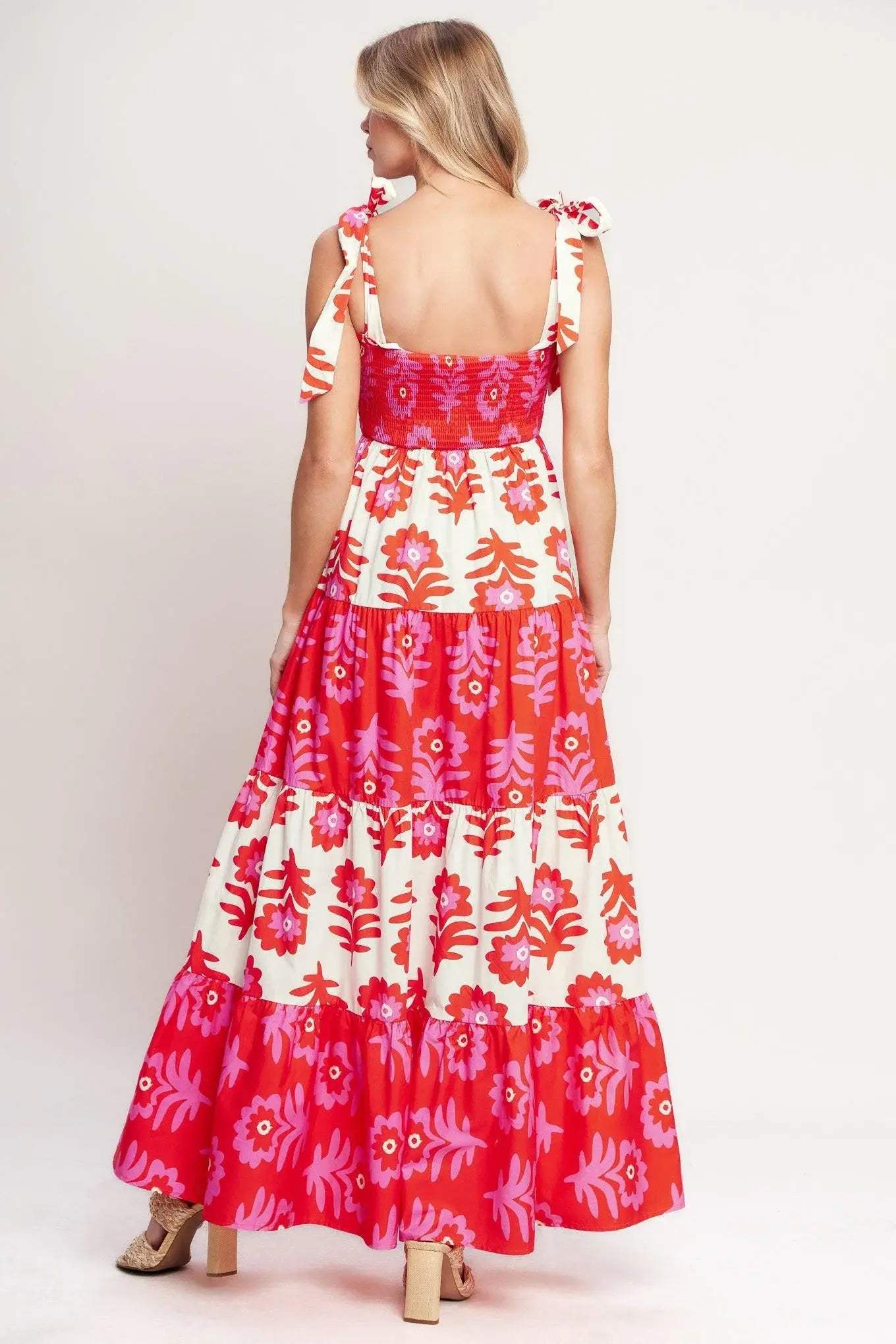 GLAMOUR IN MOTION WOVEN MAXI DRESS - Flying Tomato - Flyclothing LLC