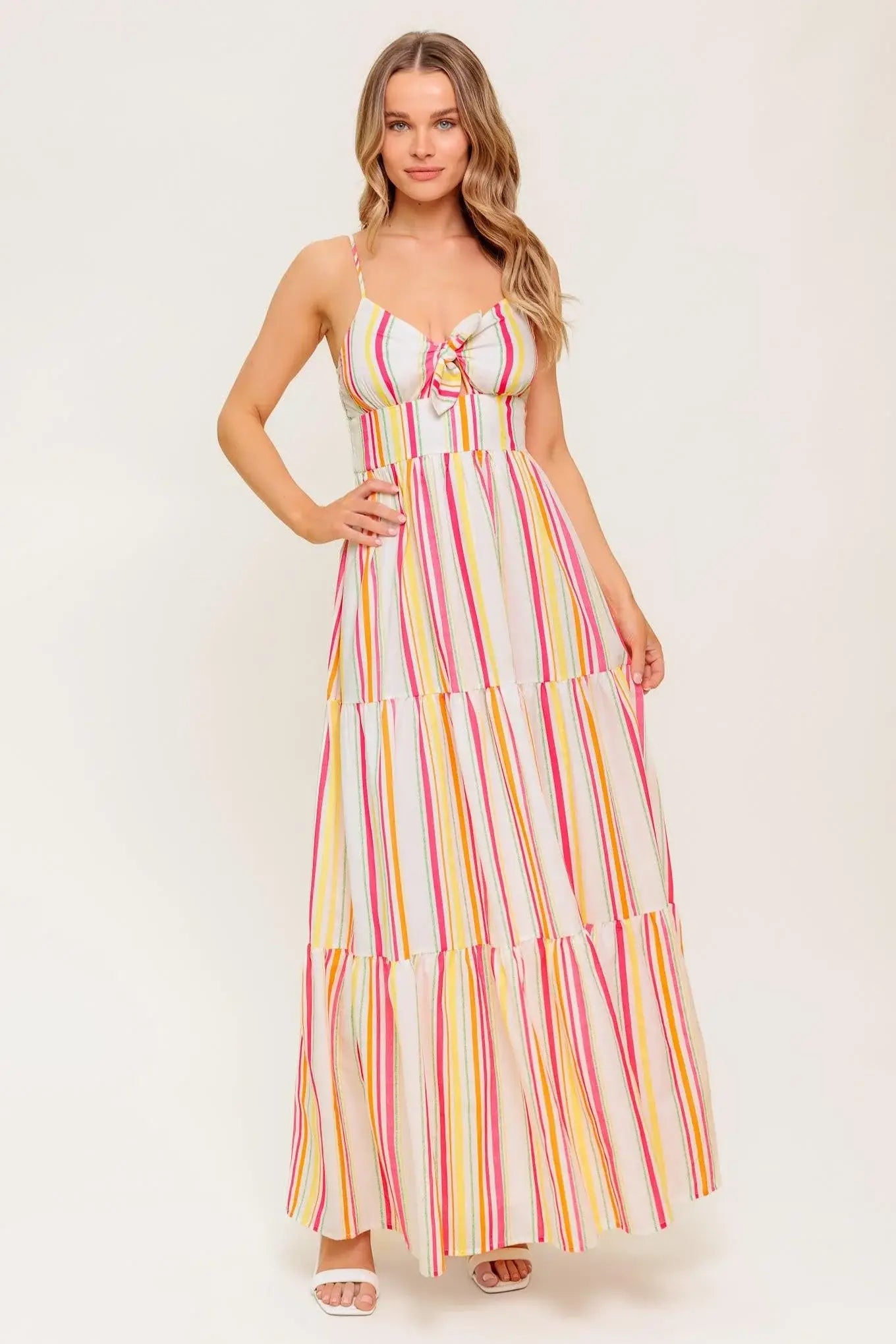 SEE THE GOOD WOVEN MAXI DRESS - Flying Tomato - Flyclothing LLC