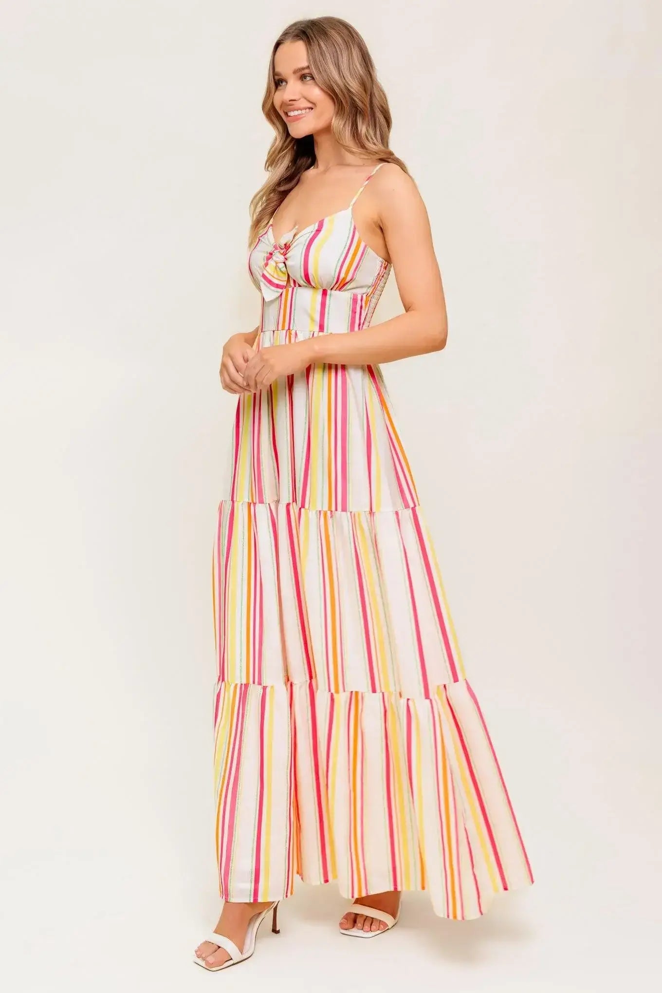 SEE THE GOOD WOVEN MAXI DRESS - Flying Tomato - Flyclothing LLC