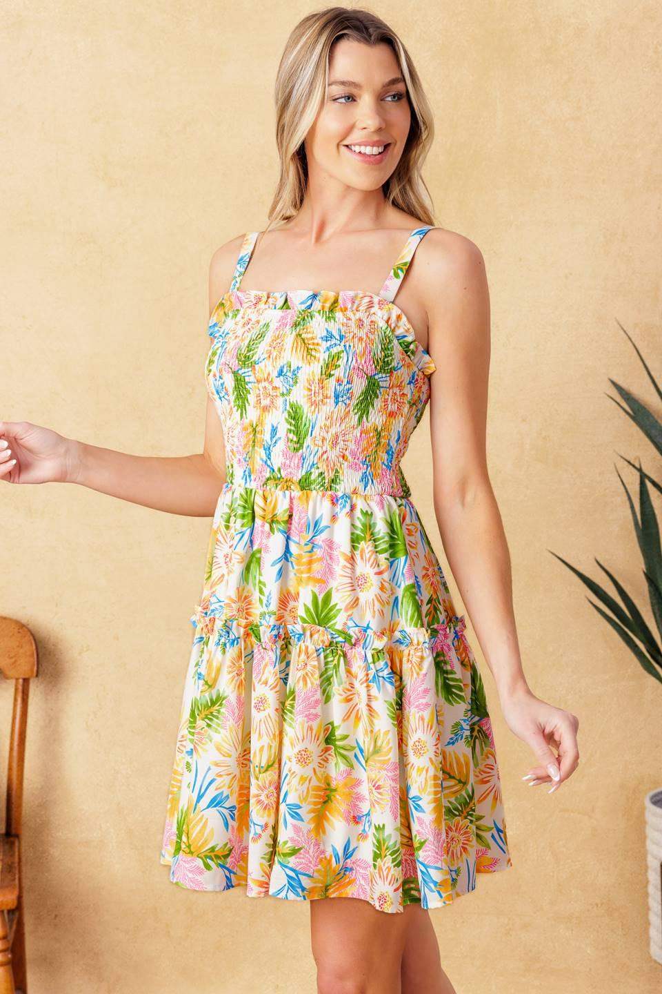 SECRET CRUSH WOVEN MINI DRESS - Flying Tomato - Flyclothing LLC