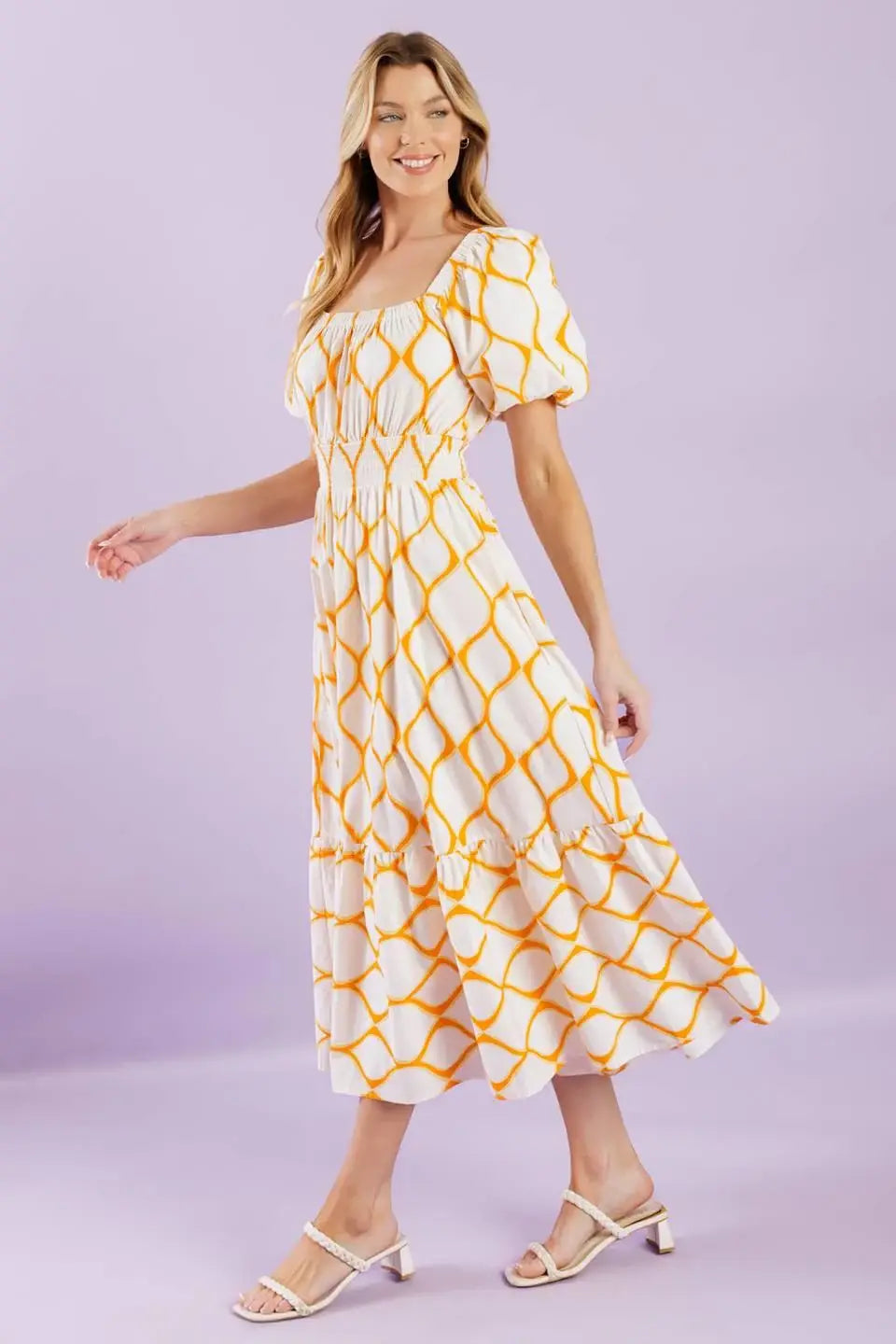 ICONIC SUMMER WOVEN MIDI DRESS - Flying Tomato - Flyclothing LLC