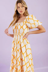 ICONIC SUMMER WOVEN MIDI DRESS - Flying Tomato - Flyclothing LLC