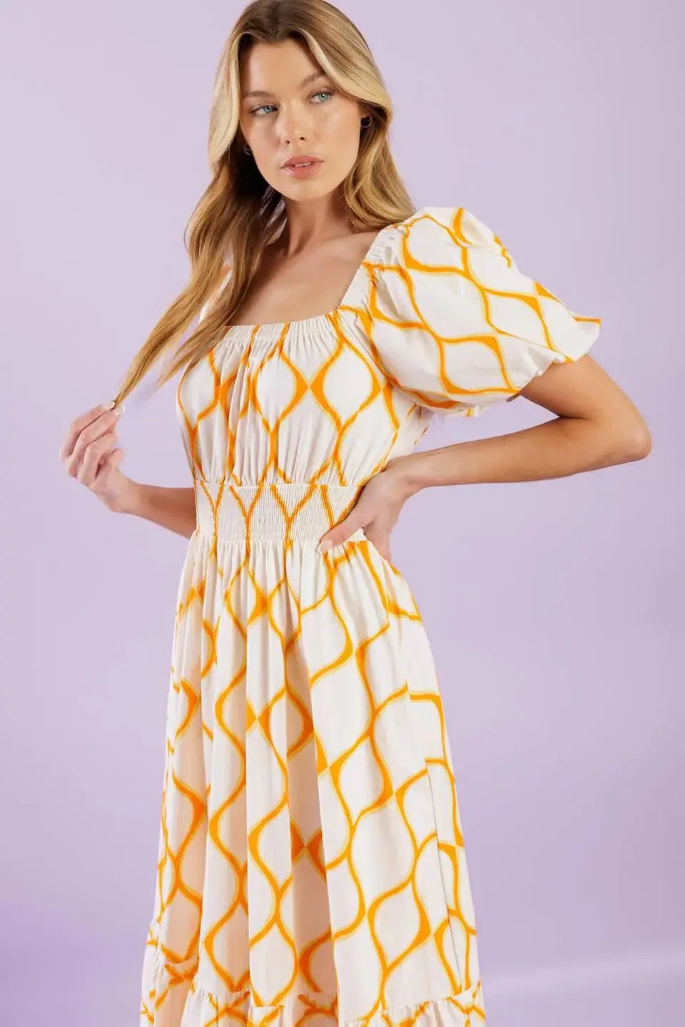 ICONIC SUMMER WOVEN MIDI DRESS - Flying Tomato - Flyclothing LLC