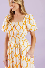 ICONIC SUMMER WOVEN MIDI DRESS - Flying Tomato - Flyclothing LLC
