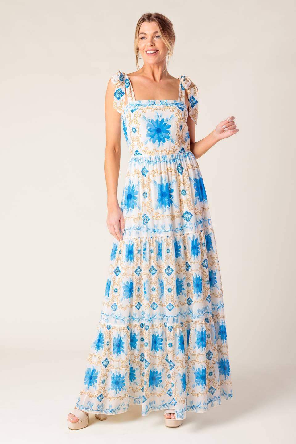 MY DEBUT WOVEN MAXI DRESS - Flying Tomato - Flyclothing LLC