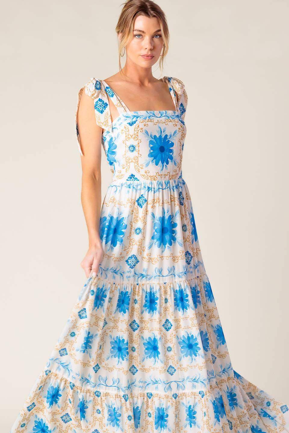 MY DEBUT WOVEN MAXI DRESS - Flying Tomato - Flyclothing LLC