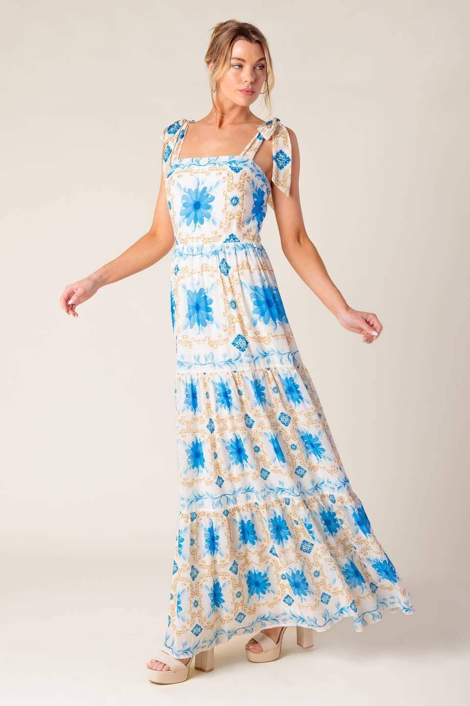 MY DEBUT WOVEN MAXI DRESS - Flying Tomato - Flyclothing LLC