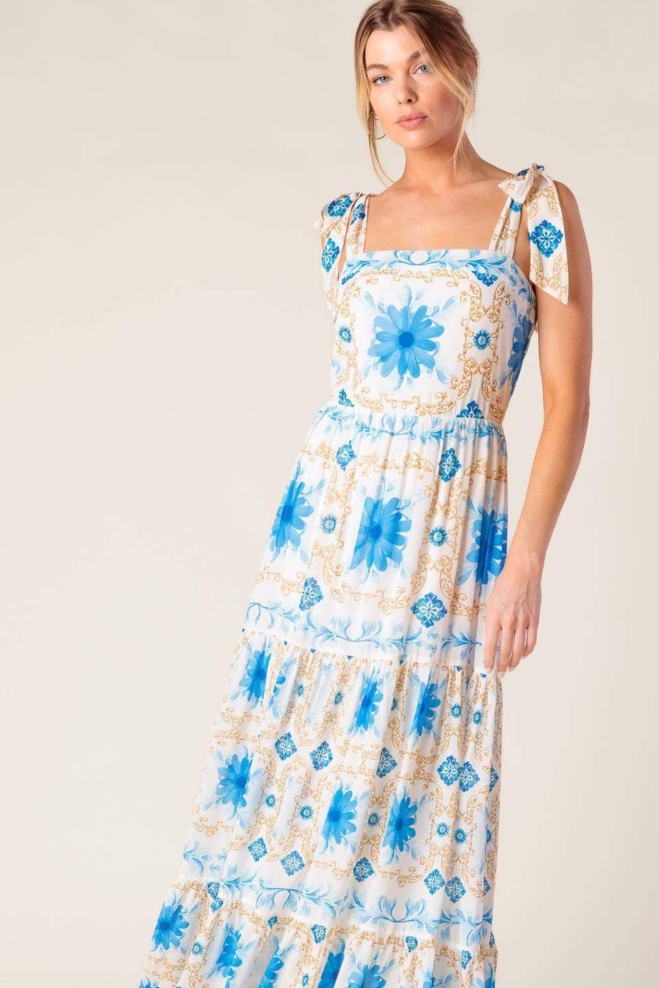 MY DEBUT WOVEN MAXI DRESS - Flying Tomato - Flyclothing LLC