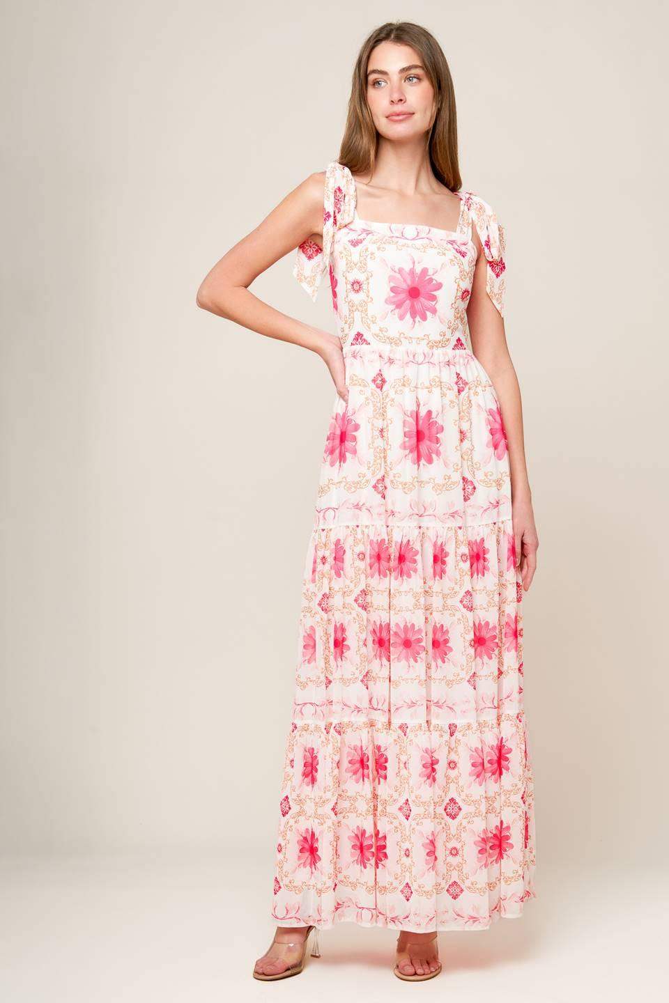 MY DEBUT WOVEN MAXI DRESS - Flying Tomato - Flyclothing LLC