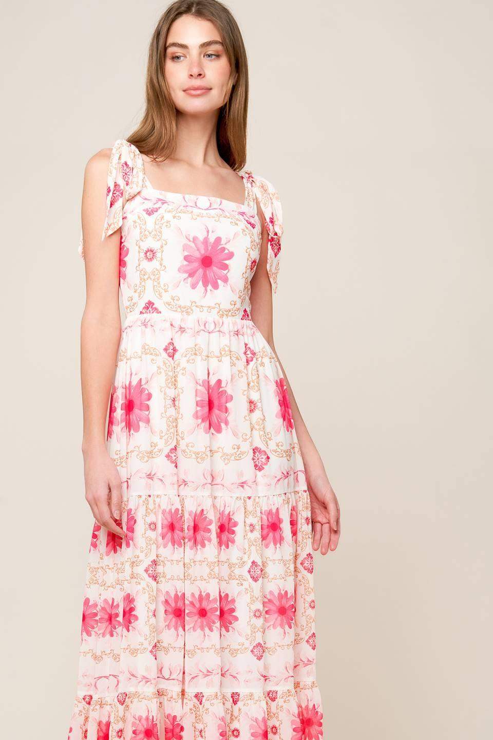 MY DEBUT WOVEN MAXI DRESS - Flying Tomato - Flyclothing LLC